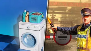 Laundry Store Simulator & Contraband Police (PS5)