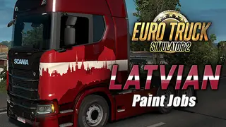 Euro Truck Simulator 2 - Latvian Paint Jobs Pack