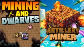 Dwarves with Mining Artillery