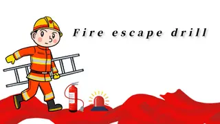 Fire escape drill