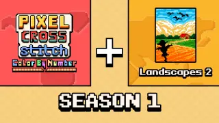 Pixel Cross Stitch Color by Number: Season 1 - Switch