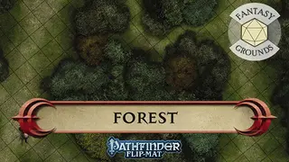 Fantasy Grounds - Pathfinder RPG - Pathfinder Flip-Map - Classic Forest
