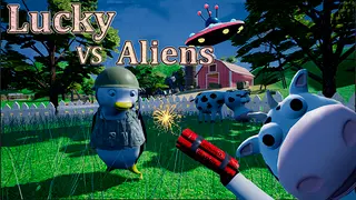 Lucky VS Aliens