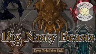 Fantasy Grounds - Devin Night Token Pack 143: Big Nasty Beasts