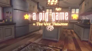 a pig game: A Pee Wee Premiere