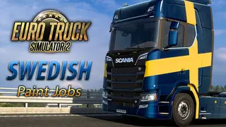 Euro Truck Simulator 2 - Swedish Paint Jobs Pack