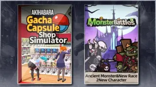 Gacha Capsule Shop Simulator - Akihabara & Monster Battles
