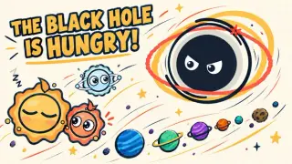 The Black Hole Is Hungry!