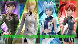 Artificial Life 2061: Cybersys - Diva Of The VRworld, Babel Project: "Kodota Komori 1416" [Made by: Joseph Sanz]