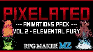 RPG Maker MZ - Pixelated Animations Pack Vol.2