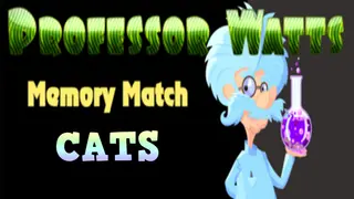 Professor Watts Memory Match: Cats