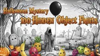 Halloween Mystery: 100 Hidden Object Fruits