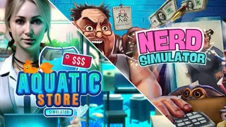 Nerd in Aquatic Store