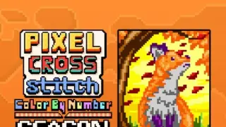 Pixel Cross Stitch Color by Number Seasons Collection - Switch