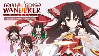 "Reimu Hakurei" Elegant Shrine Maiden Robe - Switch