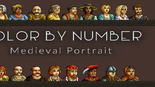 Color by Number - Medieval Portrait