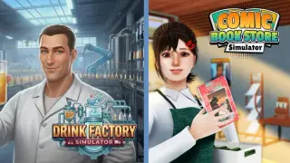 Drink Factory x Comic Book Store Simulator