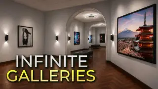 Infinite Galleries