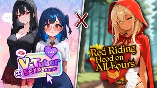 Vtuber Sex Manager x Red Riding Hood on All Fours