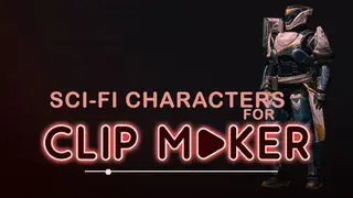 Sci-fi characters for Clip maker