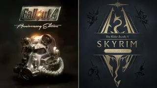 The Elder Scrolls V: Skyrim Anniversary Edition + Fallout 4: Anniversary Edition Bundle - Switch 2