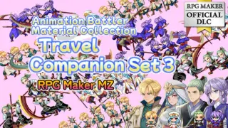 RPG Maker MZ - Animation Battler Material Collection Travel Companion Set 3