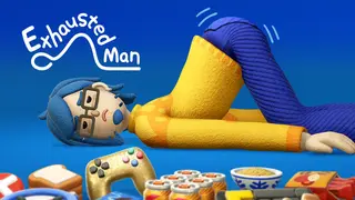Exhausted Man