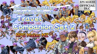 RPG Maker MZ - Animation Battler Material Collection Travel Companion Set 2