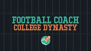 Football Coach: College Dynasty