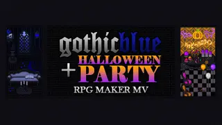 RPG Maker MV - Gothic Blue Halloween Party