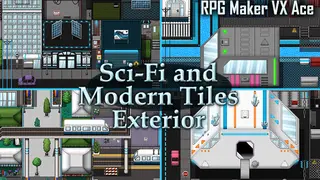 RPG Maker VX Ace - Sci-Fi and Modern Tileset - Exterior