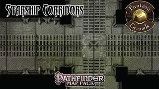 Fantasy Grounds - Pathfinder Map Pack: Starship Corridors