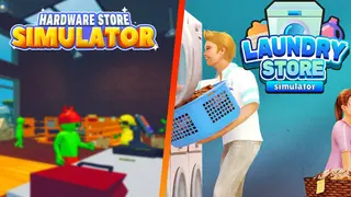 Laundry in Hardware Store