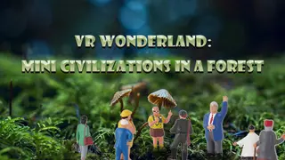 VR Wonderland: mini civilizations in a forest