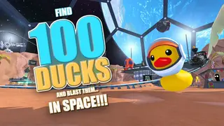 Find 100 Ducks and Blast Them...IN SPACE!!!
