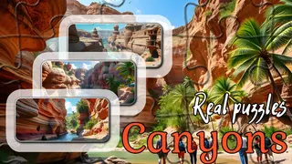 Настоящие пазлы - Каньоны (изображения)