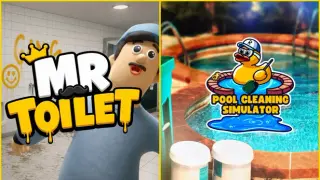 Mr Toilet x Pool Cleaning Simulator