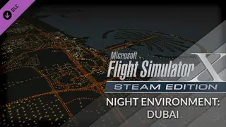 FSX Steam Edition: Night Environment: Dubai Add-On