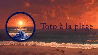 Toto à la plage