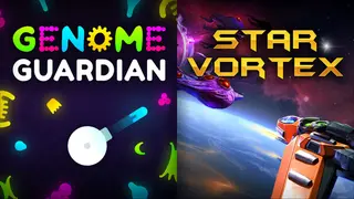 Top-down Sci-fi Shooters: 𧬠Genome Guardian Γ Star Vortex β