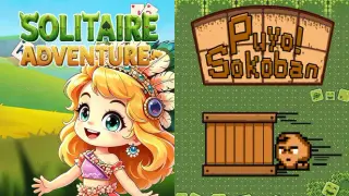 🃏Solitaire Adventure x 🧠Puyo! Push Brain