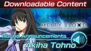 DLC: Akiha Tohno Round Announcements - Switch