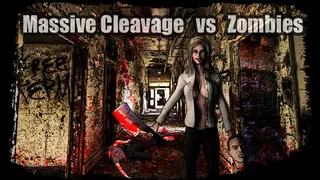 Massive Cleavage vs Zombies: Awesome