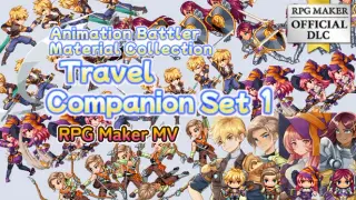 RPG Maker MV - Animation Battler Material Collection Travel Companion Set 1