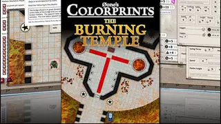 Fantasy Grounds - 0one's Colorprints #3: The Burning Temple (Map Pack)