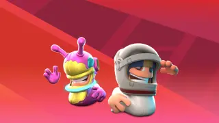 Worms Rumble - Spaceworm and Alien Double Pack - PS4 & PS5
