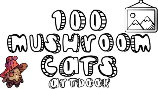 100 Mushroom Cats - Artbook