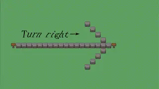 Turn right