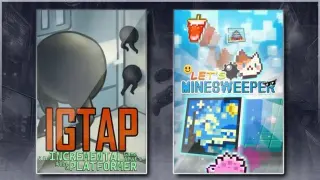 IGTAP: an Incremental Game That's Also a Platformer & Let's Minesweeper