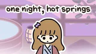 one night, hot springs